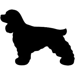Perro de raza mediana junto a cama Nido tamaño Medium